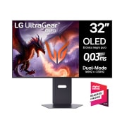 Vista frontal Monitor LG 32GX850A-B